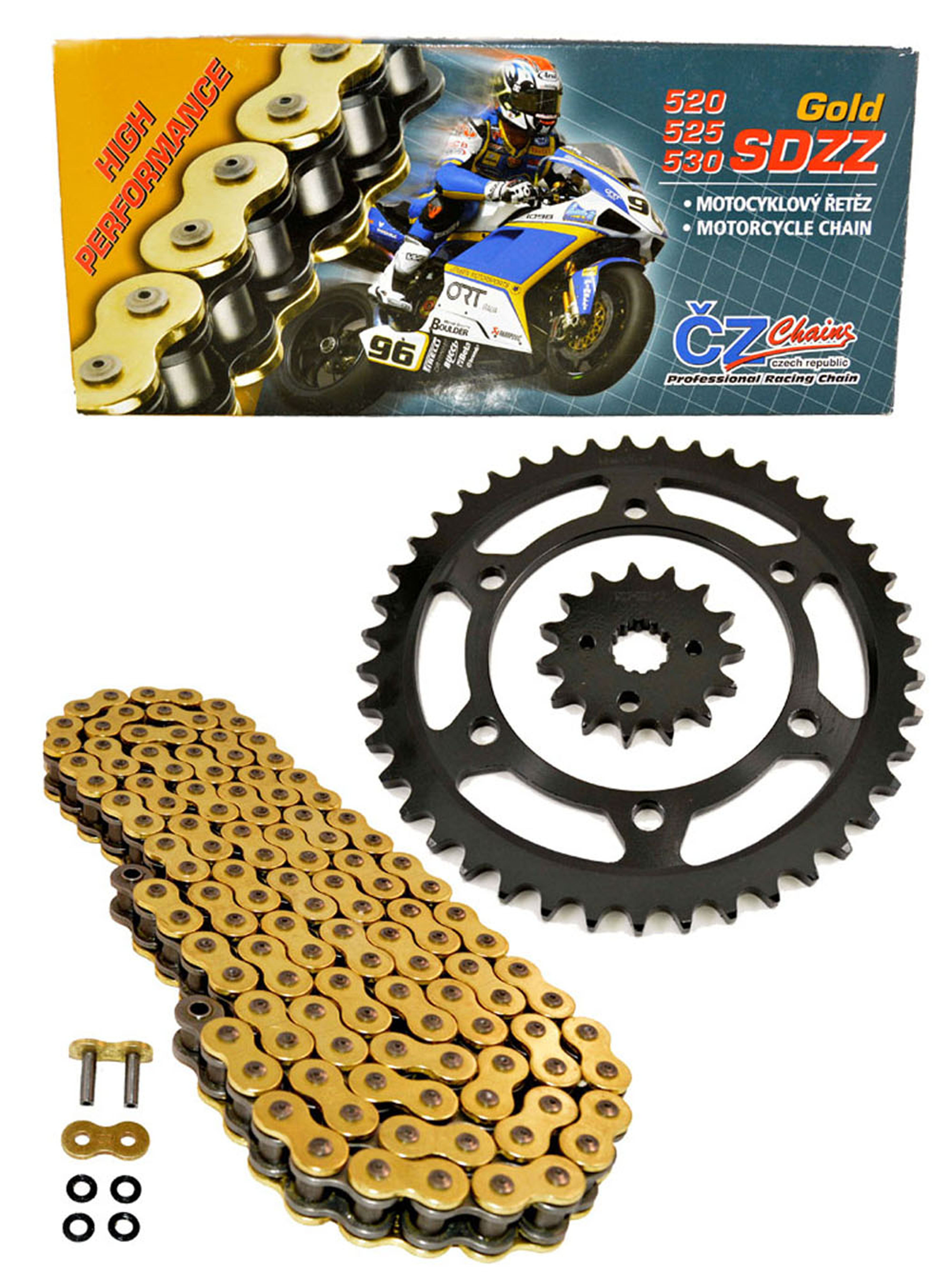 2006-2007 Fits Honda CBR1000RR CZ SDZZ Gold X Ring Chain And Sprocket Kit 16//42 120L