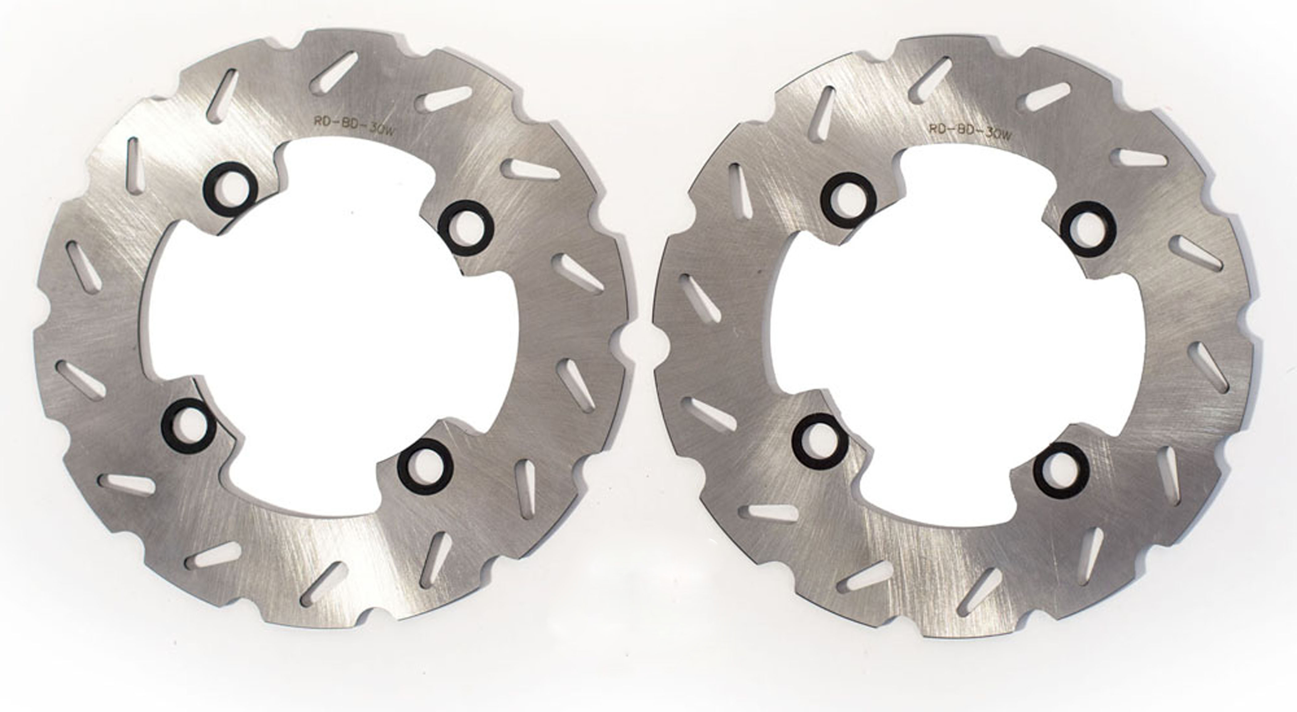 Pair Of Rear Brake Disc Rotors For 2008-2013 Yamaha Rhino 700 – Solid & Durable