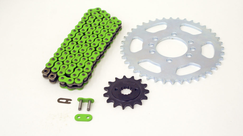 2003-2006 fits Suzuki LTZ400 Z400 QuadSport Green Chain & Silver