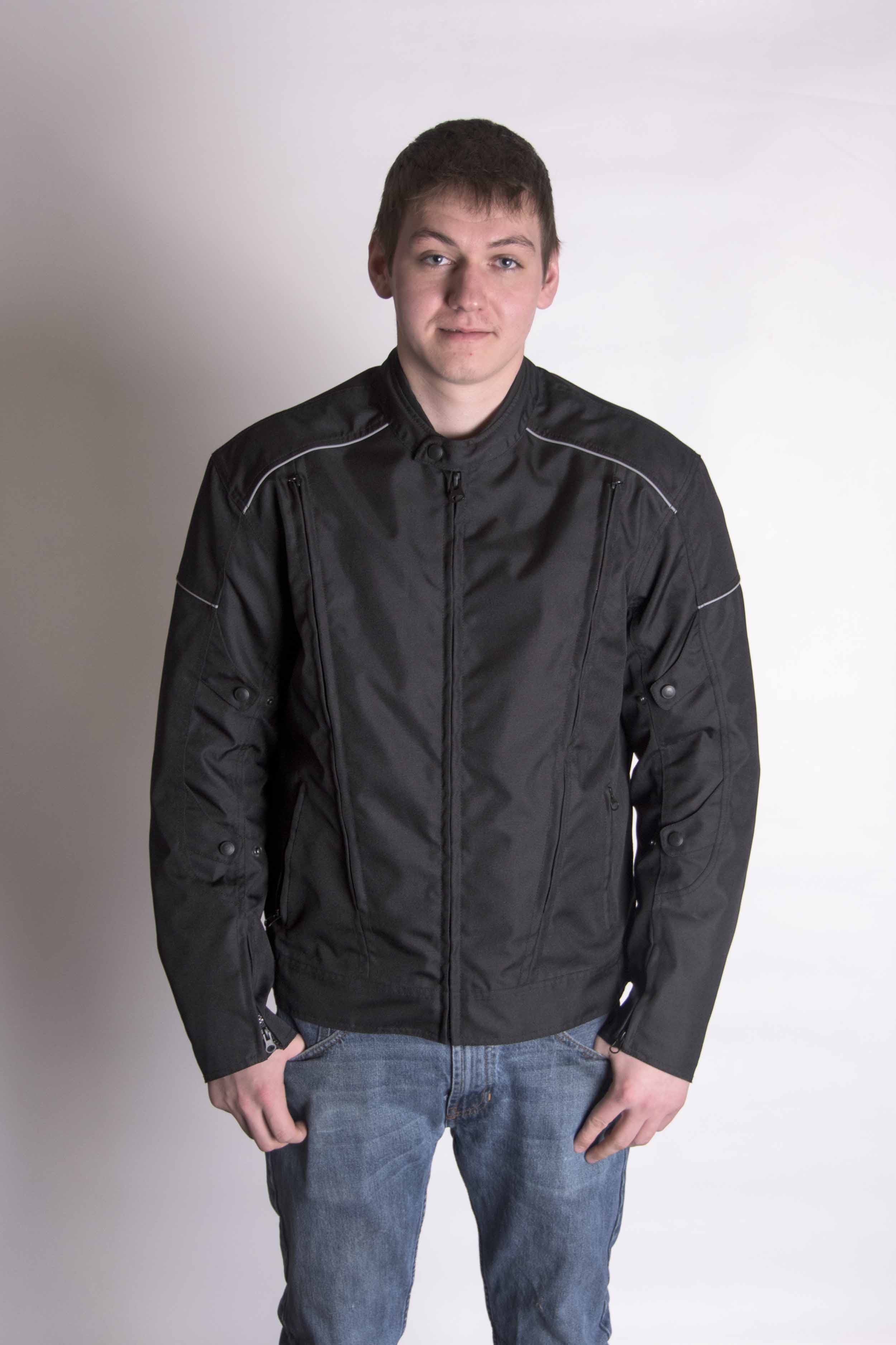 RoadDog FASTTrack Riding Jacket Water Resistant Adjustable Sleeves Air Vents - Picture 16 of 25