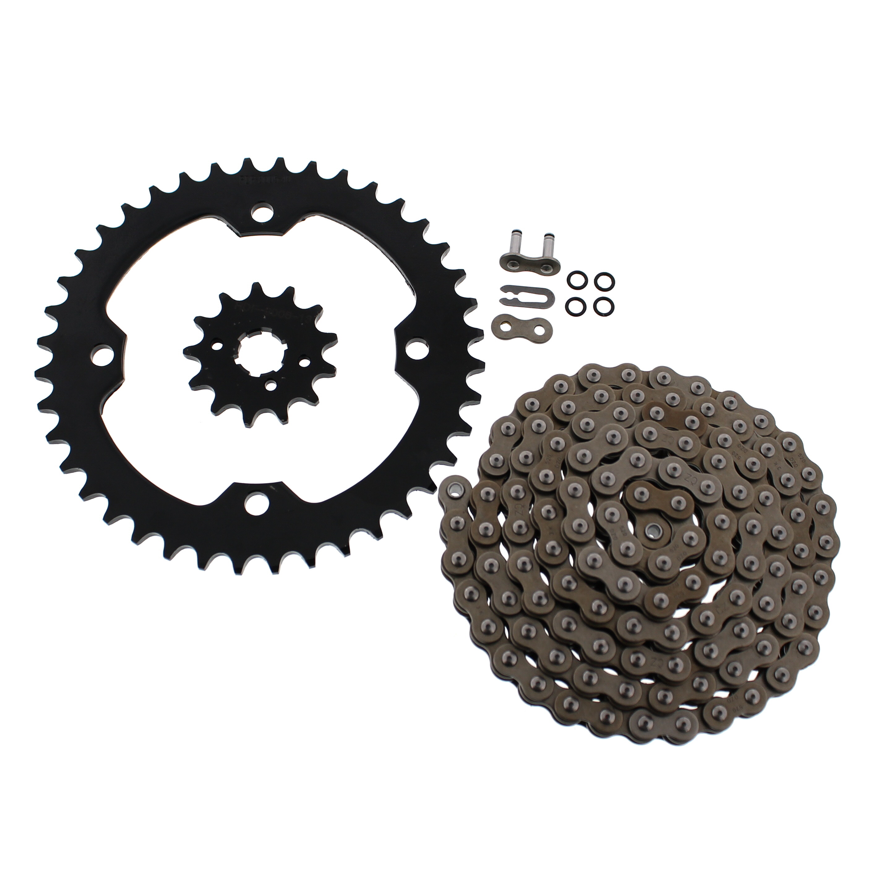 05 Suzuki LTZ400 Z400 400 QuadSport Gold MX CZ Chain & Black Sprocket