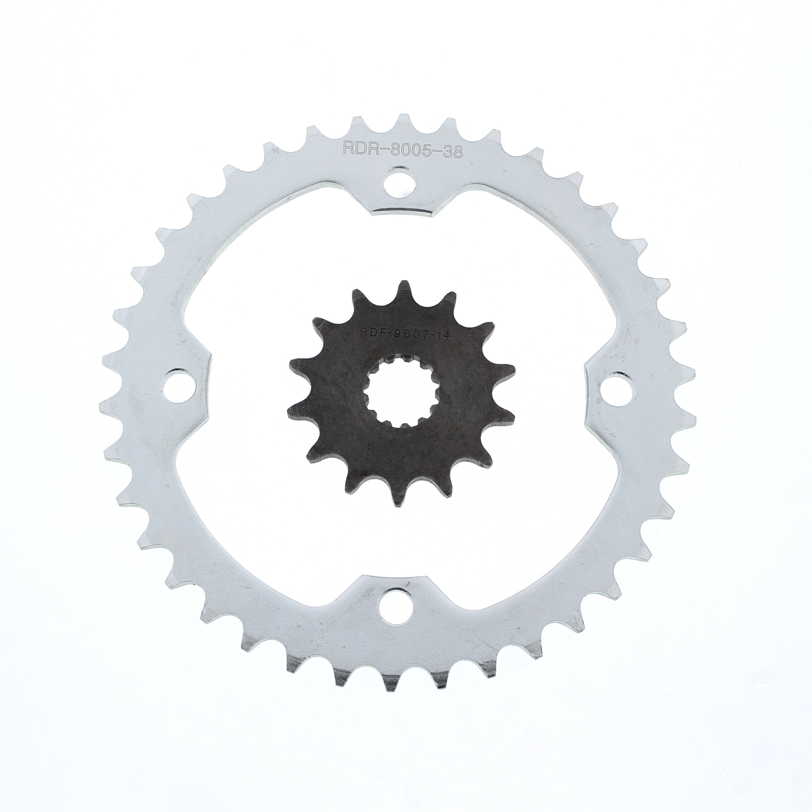 2007 2008 Yamaha YFZ450SE YFZ450 14 Tooth Front & 38 Tooth Rear Silver Sprocket eBay