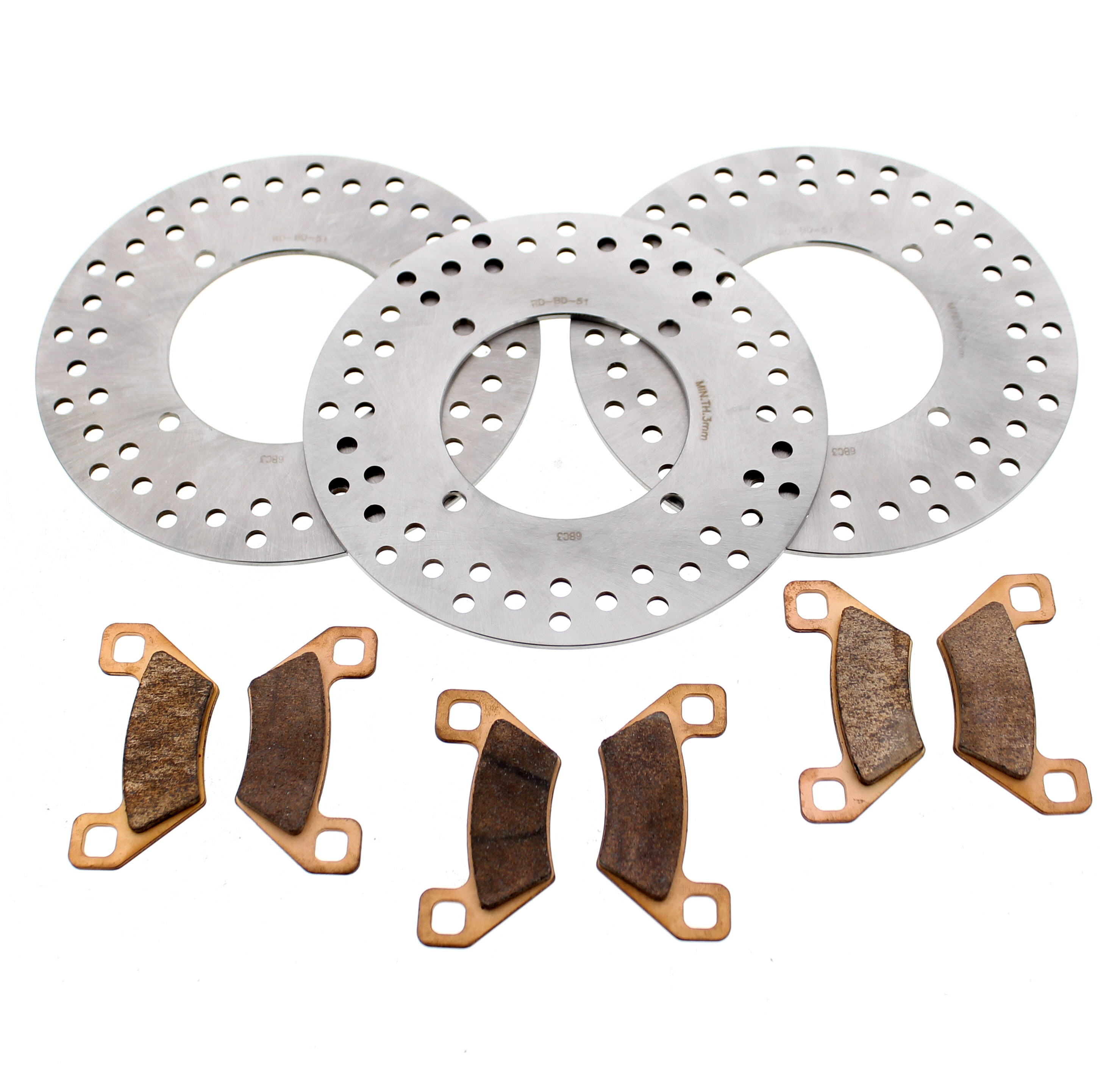 2010 Arctic Cat 450 H1 EFI Front & Rear Brake Rotors & Severe Duty