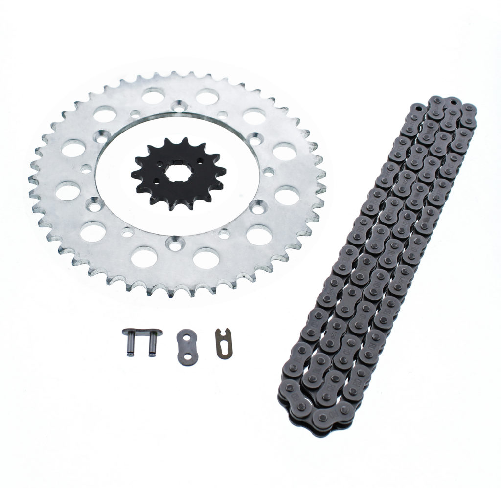 ken222出品 Kawasaki 1995-2006 KDX200 / 1997-2005 KDX220 Chain & Sprocket