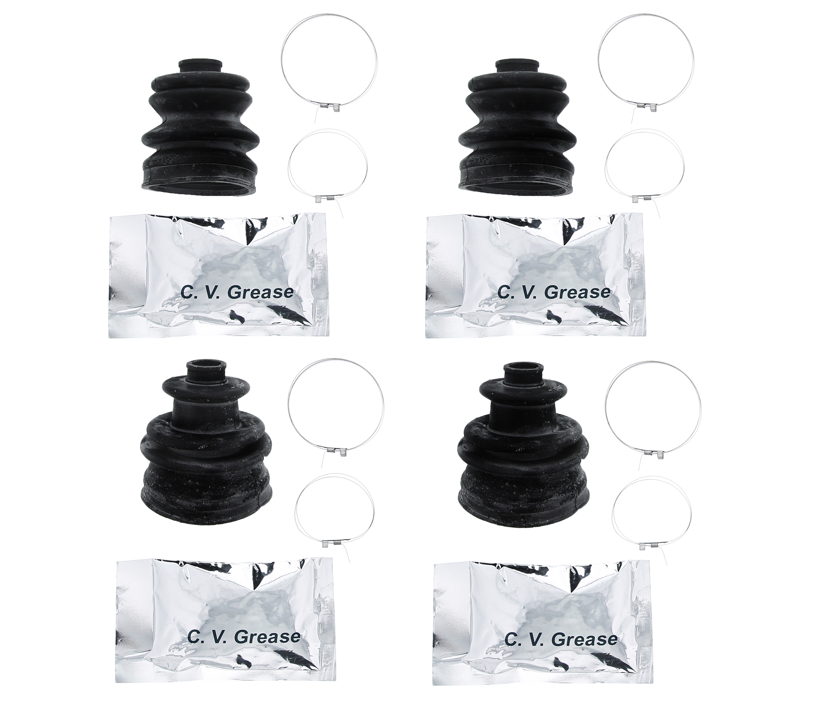 Ｌ Polaris Sportsman 400 CV Boot Kit Front & Rear Inner & Outer