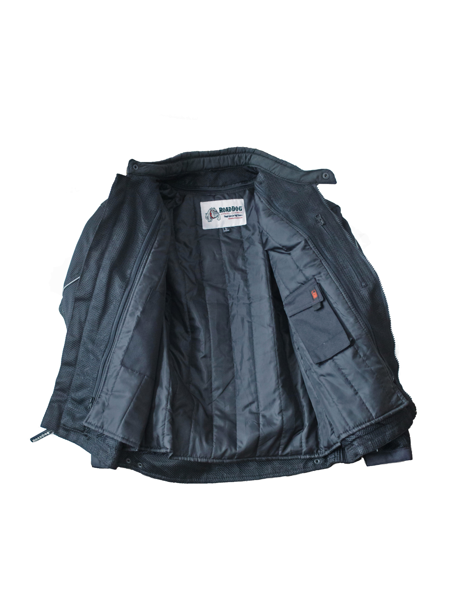 RoadDog Hurricane Mesh Motorcycle Riding Jacket Black Men's - Picture 7 of 20