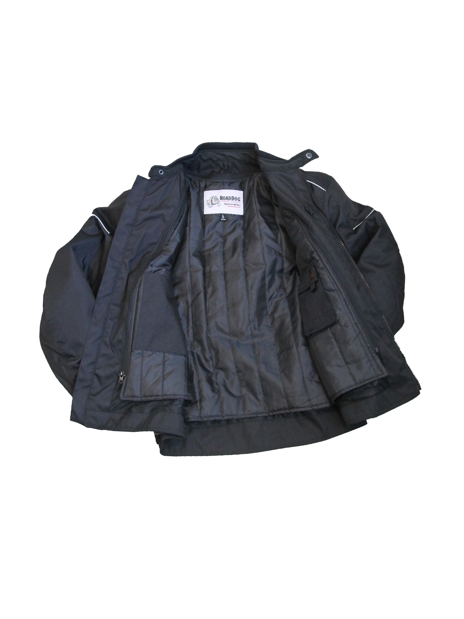 RoadDog FASTTrack Riding Jacket Water Resistant Adjustable Sleeves Air Vents - Picture 7 of 25