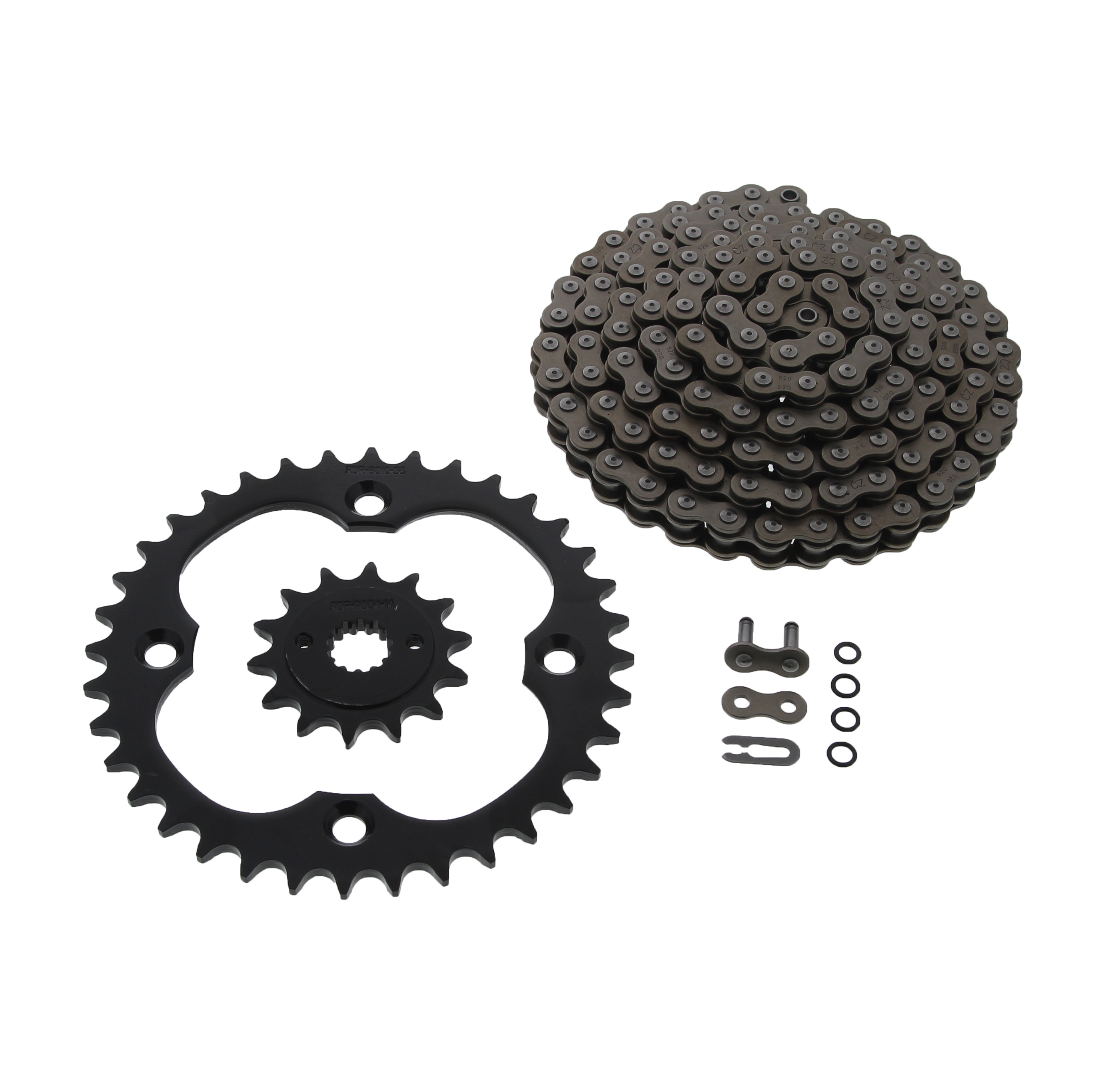 O-Ring Chain fits Suzuki LT80 QuadSport 80 1989-2006 Gold 520-36L