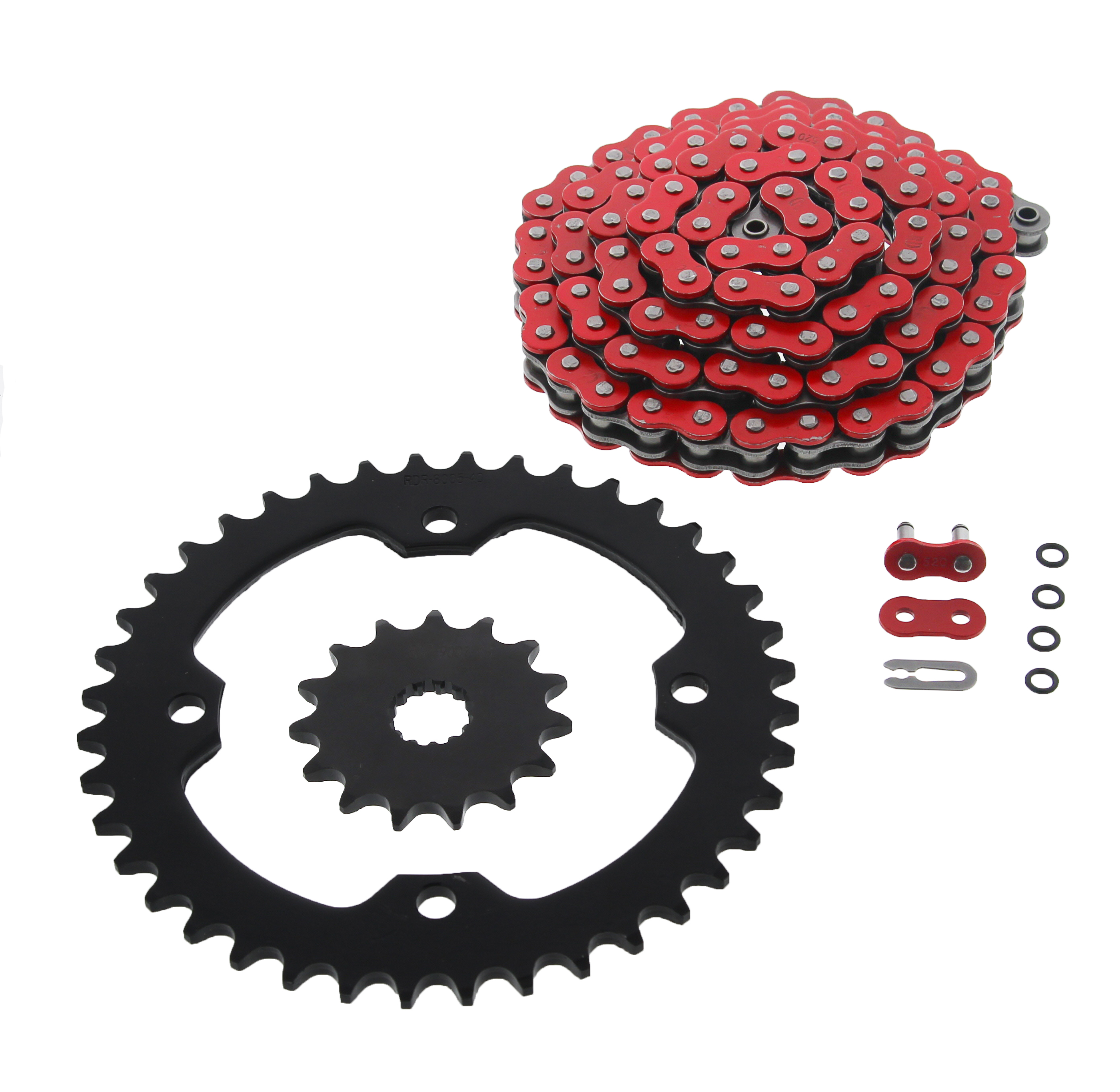 CZ 520-100L ATV X Ring Chain and Sprocket 12//40 fits 2004 2005 Yamaha 450 YFZ450
