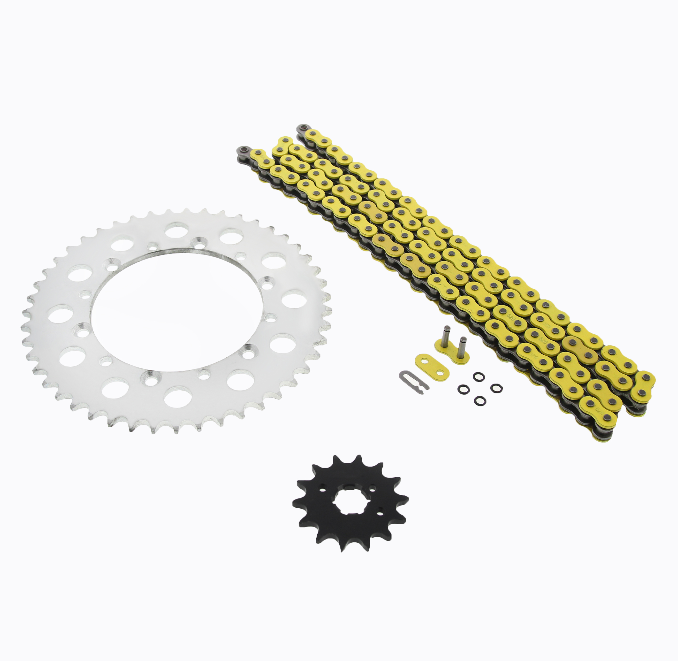 Kawasaki 90-93, 97-98 KX250, 89-04 KX500 Yellow Chain Sprocket