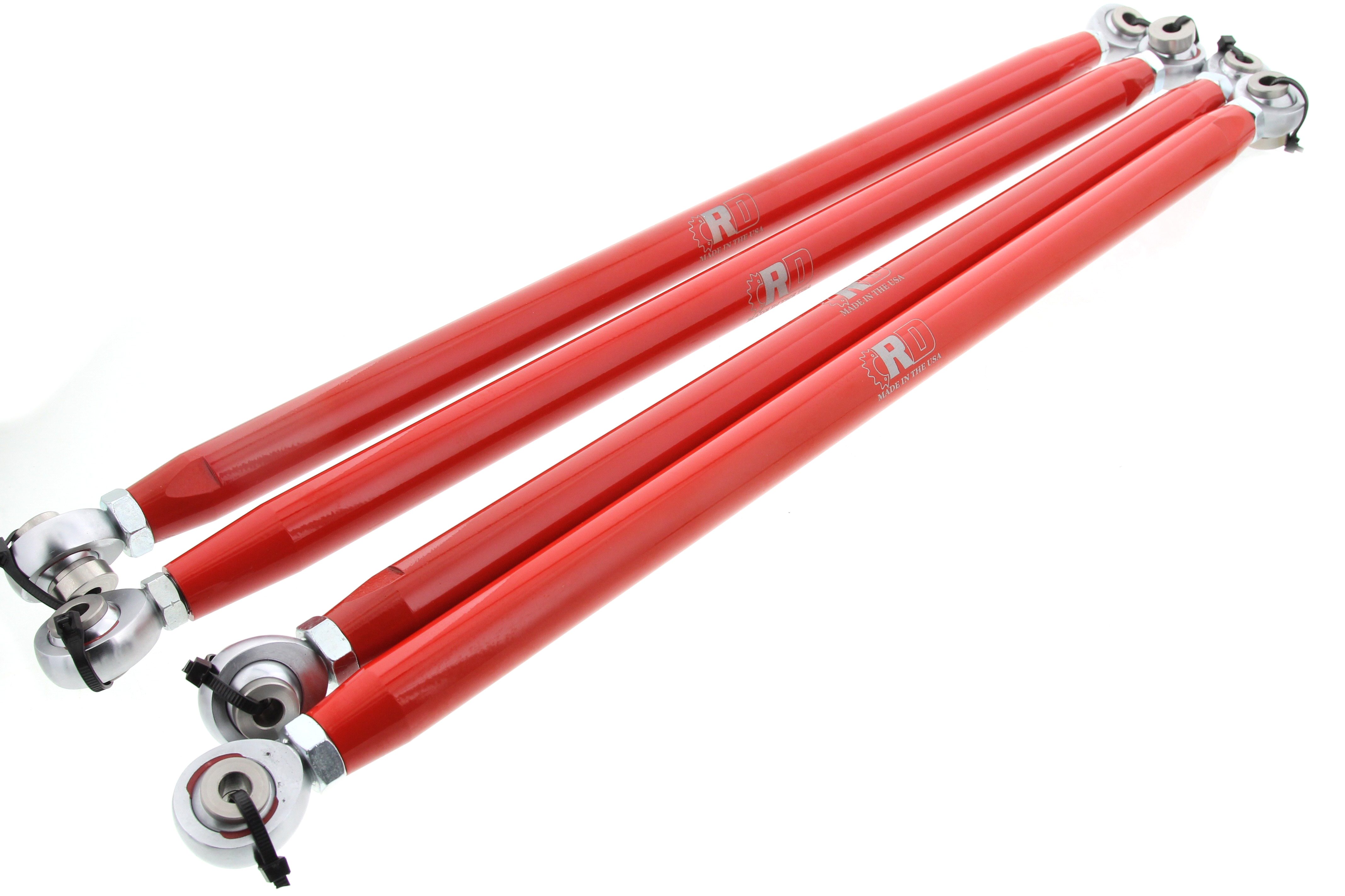 Rear Radius Rod fits Polaris RZR XP 1000 2014-2017 Lower Red x1 Made in USA by Race-Driven