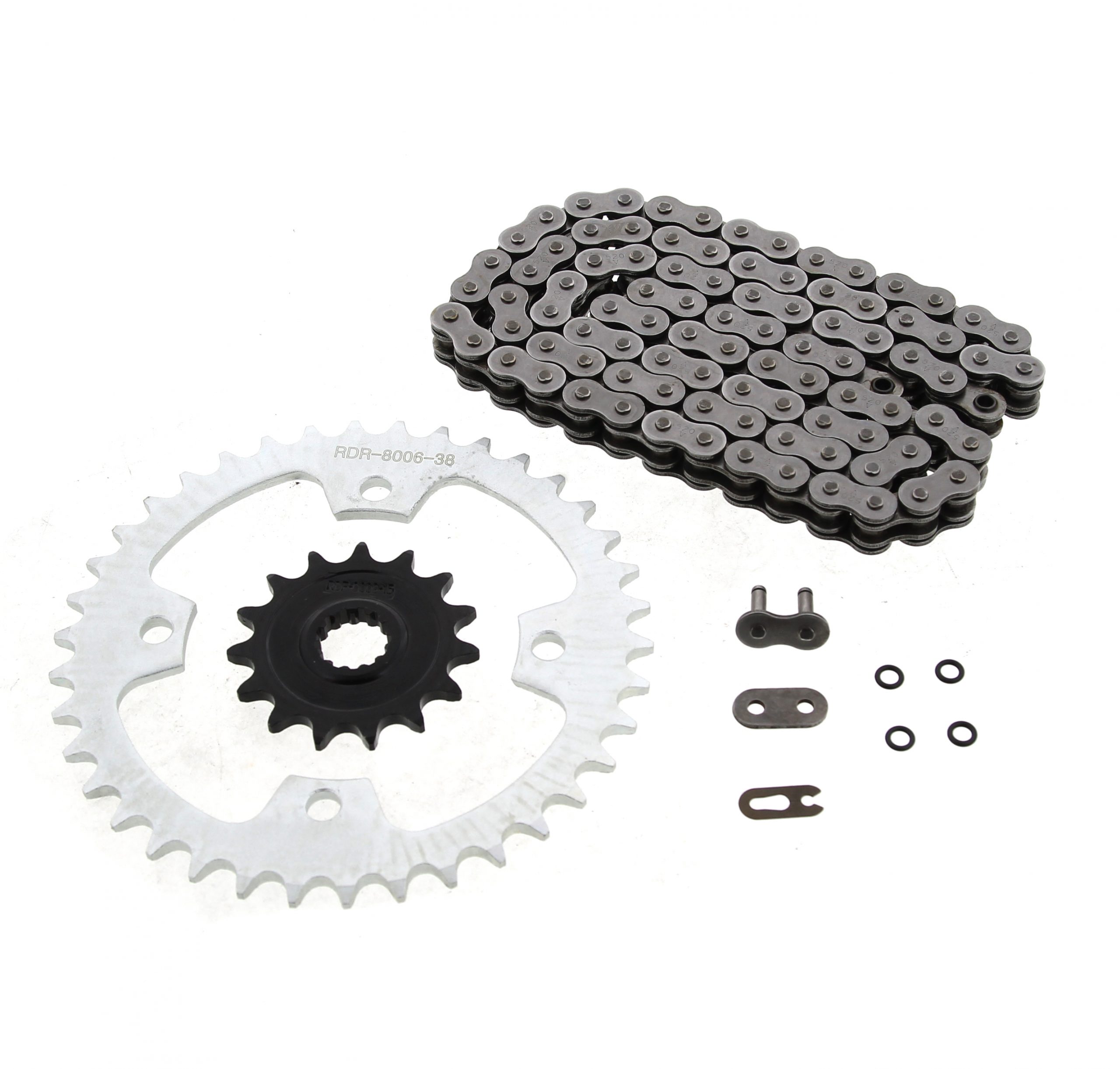 2008 - 2013 Kawasaki KFX450R KFX450 O-Ring Chain and Sprocket 15/38 - Picture 7 of 7