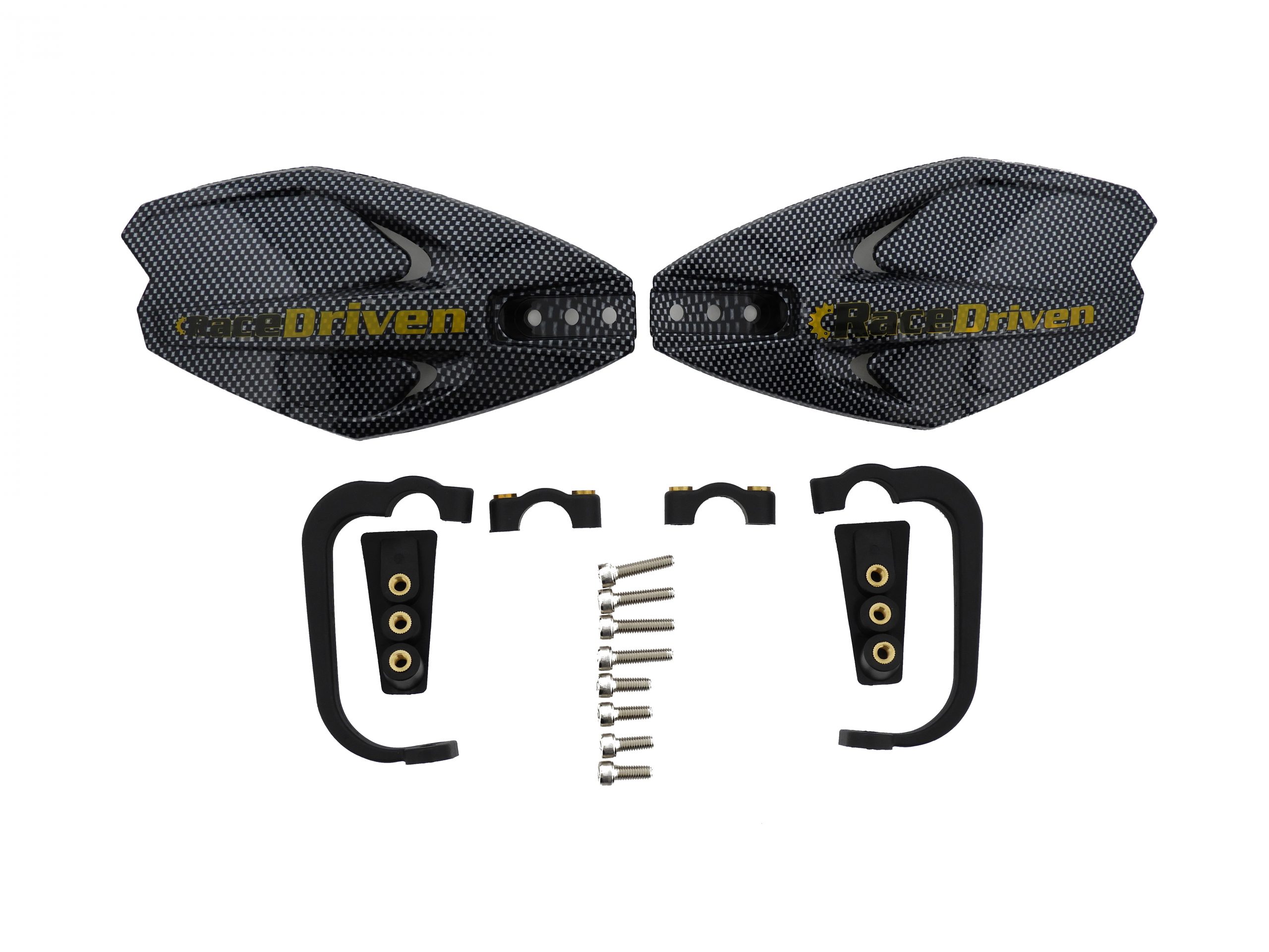 Race-Driven Universal Motocross MX ATV Hand Guards Guard Handguards - Imagen 16 de 27