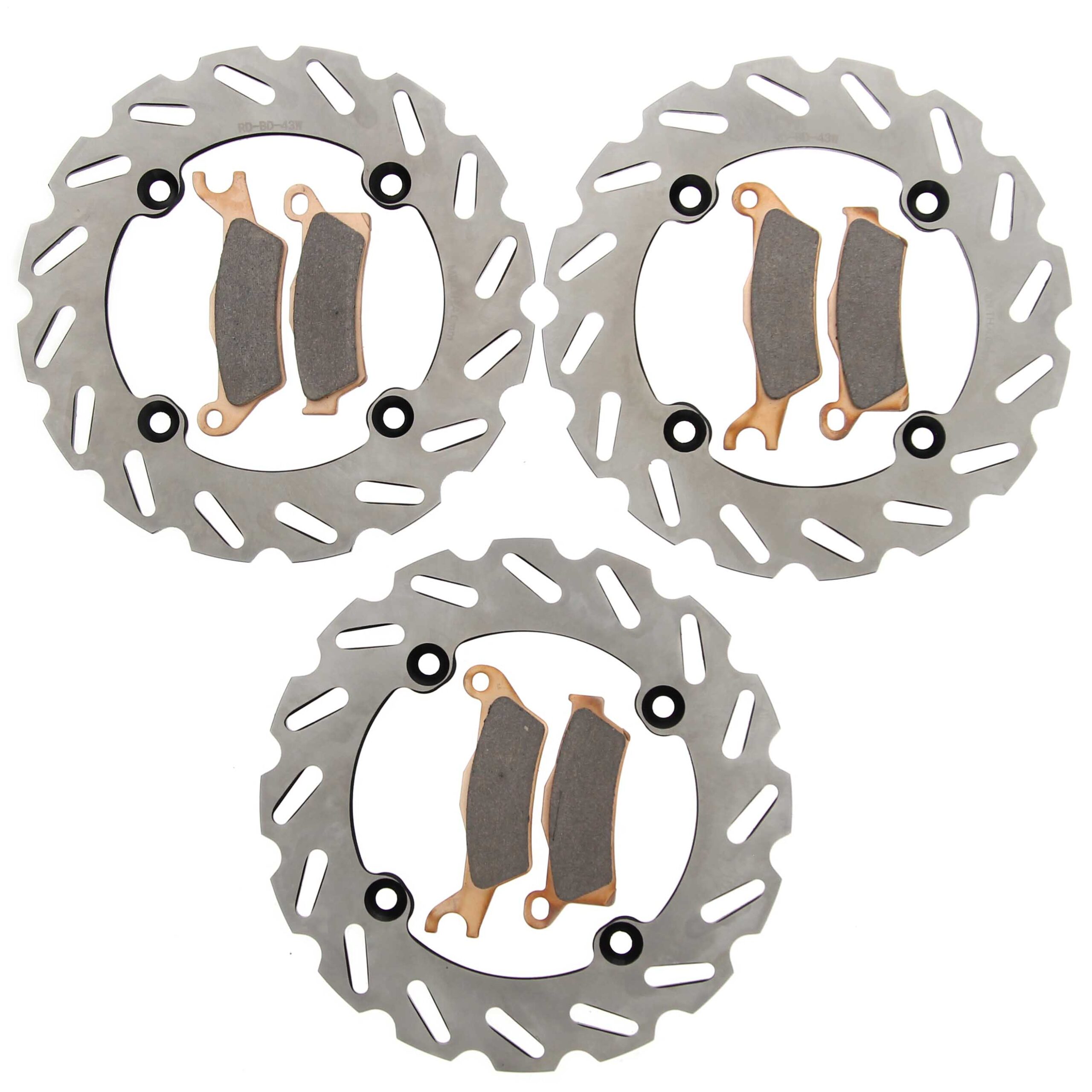 2013-2015 Can-Am Outlander 650 Front & Rear RipTide Brake Rotors